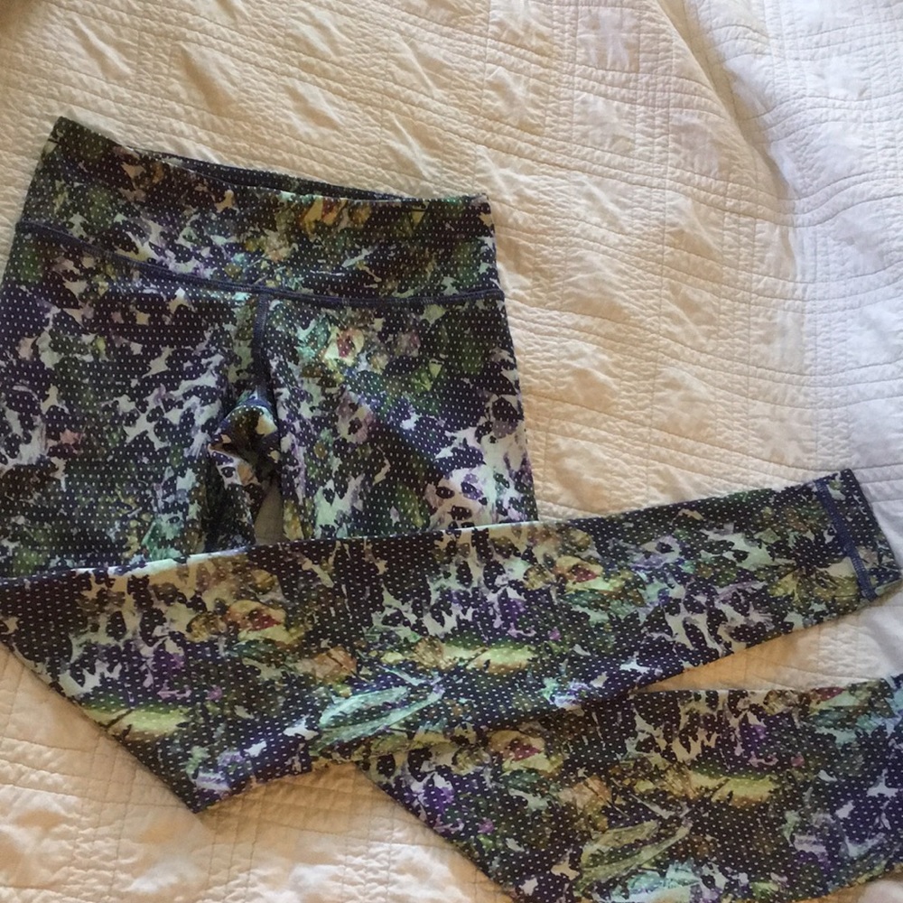 Floral Lululemon leggings